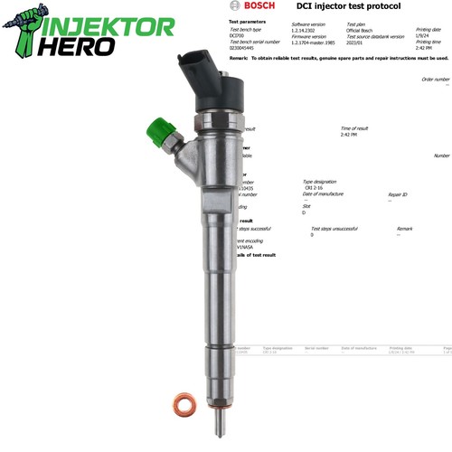 0445110435 bosch injecteur - bosch,