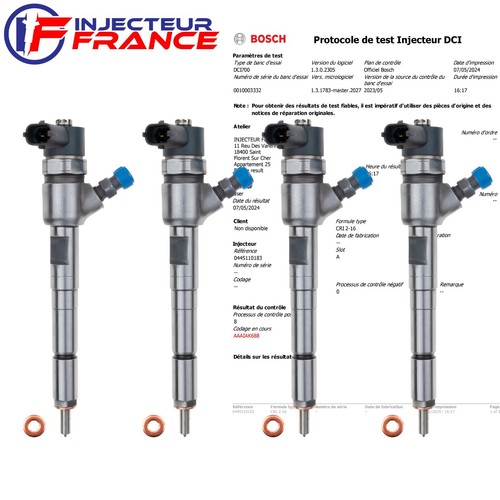 0445110183 bosch injecteur - 4x,